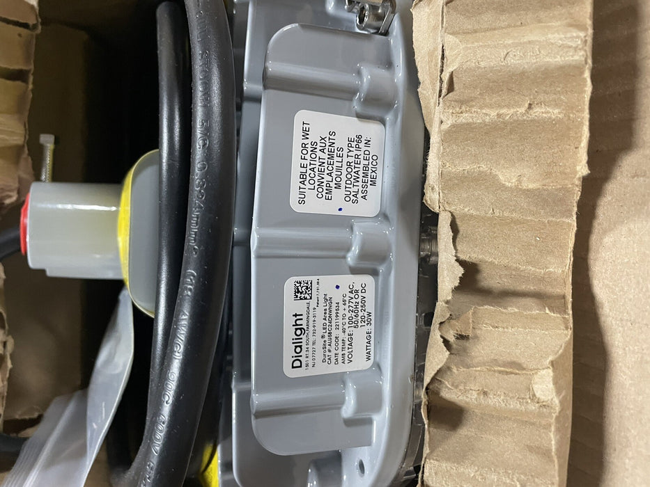 DIALIGHT DUROSITE LED AREA LIGHT 100V -277VAC  ALU5BC24DNWNGN 1598 PC 4K 360 CW