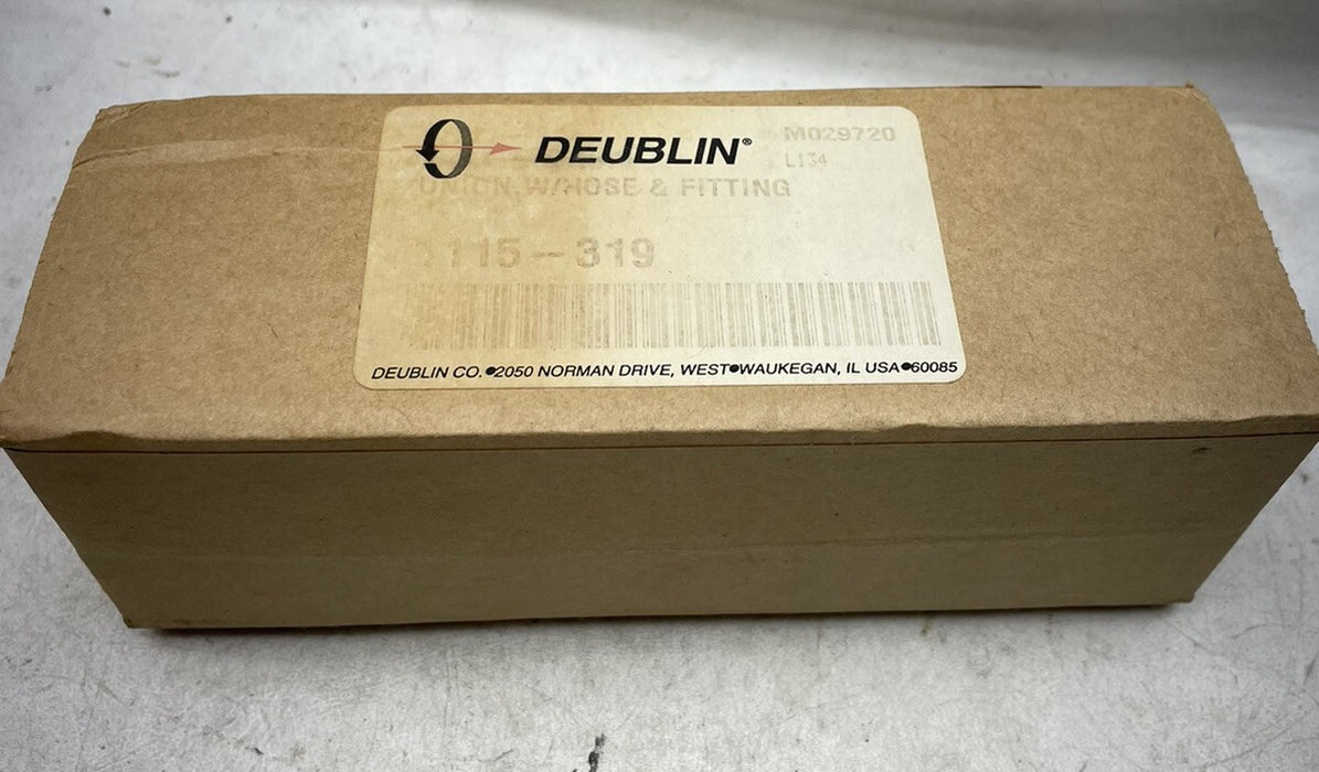 NEW DEUBLIN 1115-319 ROTATING UNION W/ HOSE AND FITTING M029720