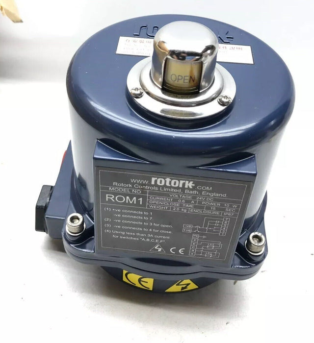 NEW ORIGINAL BOX ROTORK ROM1 24 VDC ACTUATOR ROM1F24/DCMW YS11-00 ROM-1 NIB