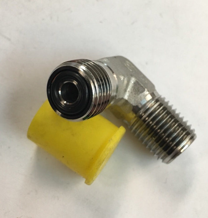 LOT OF 6 Cajun Stainless Steel 1/4 pipe x 1/4 O-ring Face