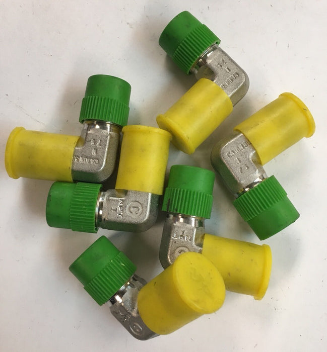 LOT OF 6 Cajun Stainless Steel 1/4 pipe x 1/4 O-ring Face