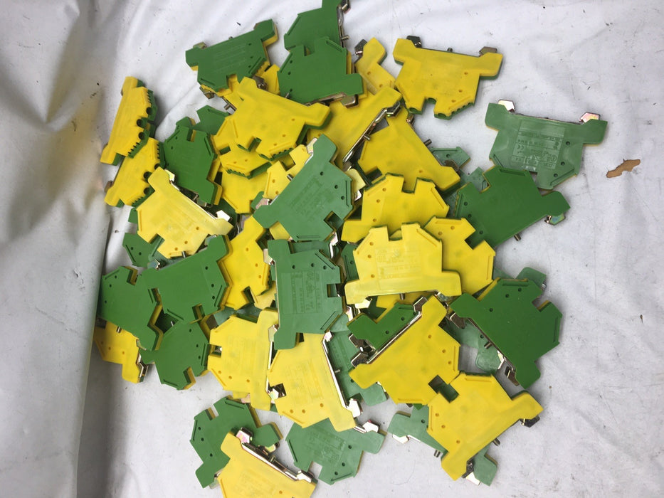 QTY 10PCS NEW MORSETTITALIA  EURO 4 E4 GROUNDING TERMINAL BLOCKS NNB 43400 E