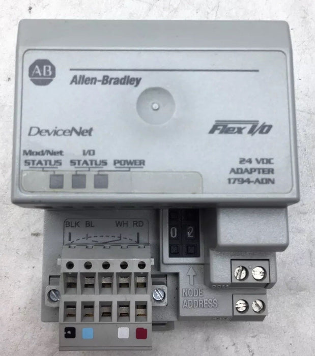1794-ADN /B Allen Bradley DeviceNet FLEX I/O 24V Adapter