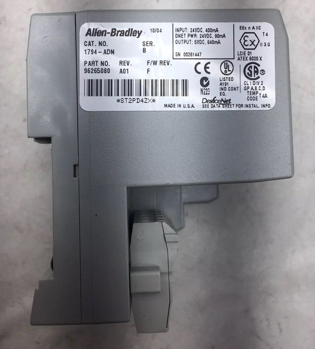 1794-ADN /B Allen Bradley DeviceNet FLEX I/O 24V Adapter