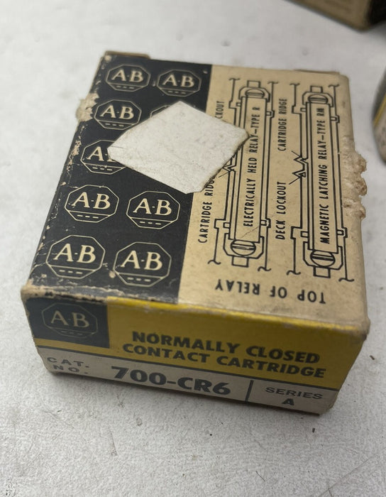 NEW ALLEN BRADLEY 700-CR6 CONTACT CARTRIDGE TYPE R RELAY N.C.