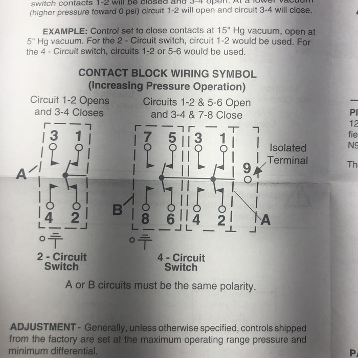 NEW 836T 2017 ALLEN BRADLEY 836T-T253JX119 BULLETIN PRESSURE CONTROL SWITCH NIB
