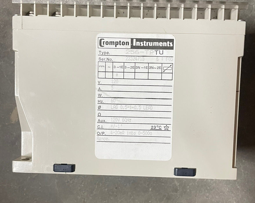 256-TPTU-00H6-C6-Z1-D6 NEW PALADIN CRPMPTON INSTRUMENTS PHASE ANGLE TRANSDUCER
