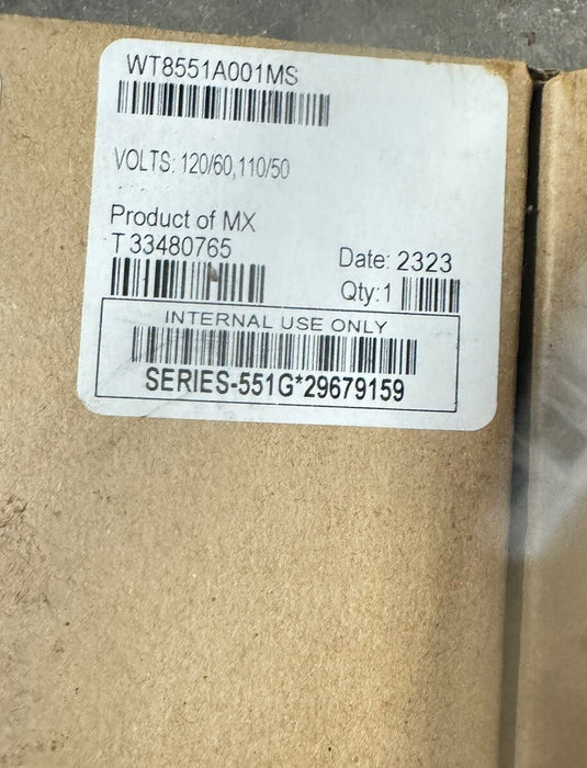 8551 NEW ASCO DIRECT MOUNT INLINE SPOOL SOLENOID VALVE 8551 SERIES WT8551A001MS