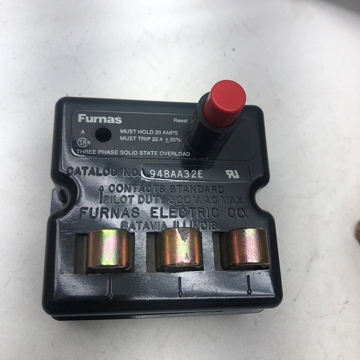 NEW FURNAS CONTROL MODULE 948AA32E THREE PHASE SOLID STATE OVERLOAD