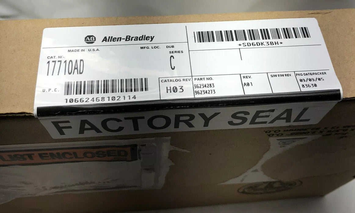 New Sealed 2005-2008 Allen-Bradley 1771-OAD C 120vac 16Pt PLC-5 Digital Output