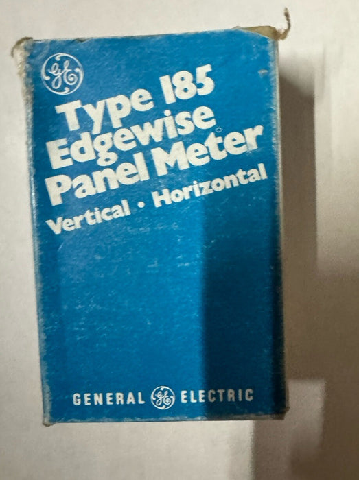 TYPE 185 EDGEWISE PANEL METER BROWNELL ELECTRO GE 0-150 PERCENT LOAD FS=20MMAC