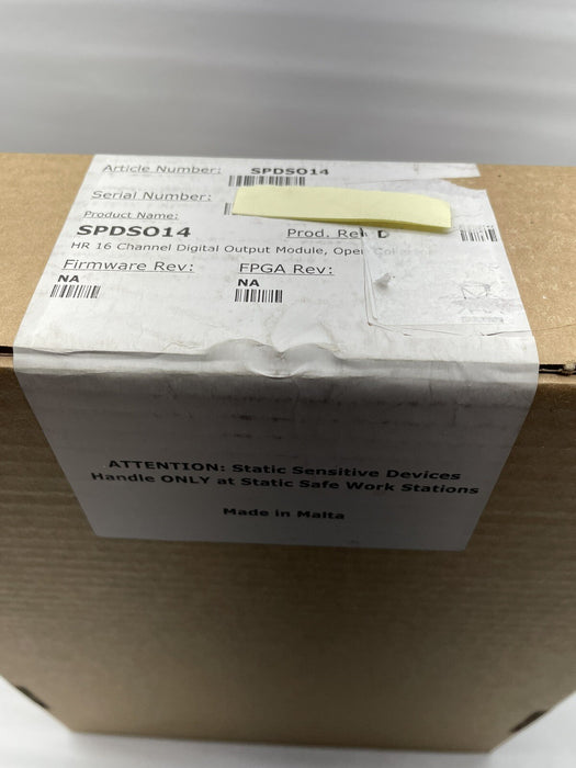 NEW SEALED ABB SPDS014 HR 16 CHANNEL DIGITAL OUTPUT MODULE OPEN COLLECTOR