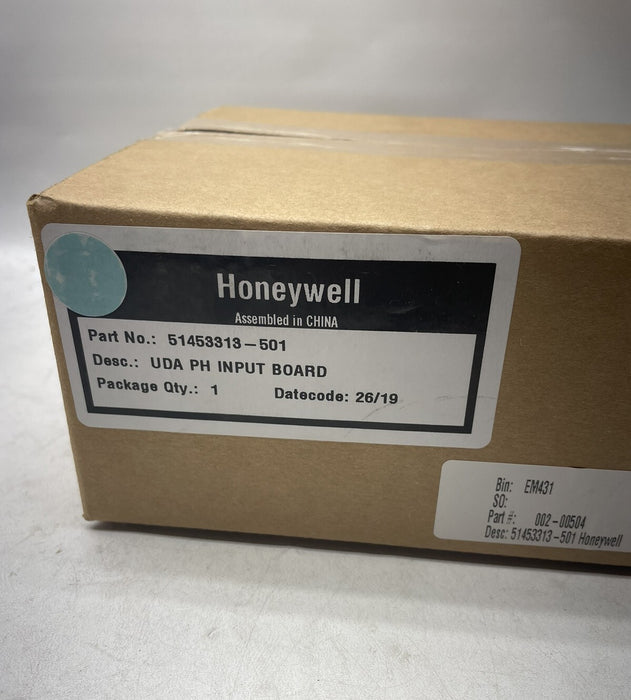NEW SEALED 2019 HONEYWELL UDA PH INPUT BOARD SPARE PART NO. 51453313-501