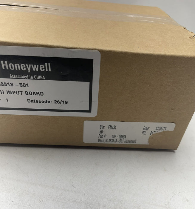 NEW SEALED 2019 HONEYWELL UDA PH INPUT BOARD SPARE PART NO. 51453313-501