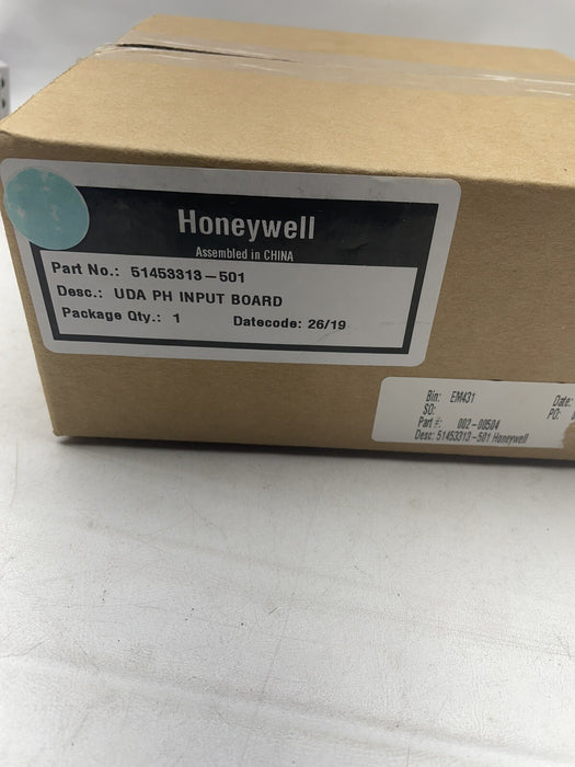 NEW SEALED 2019 HONEYWELL UDA PH INPUT BOARD SPARE PART NO. 51453313-501