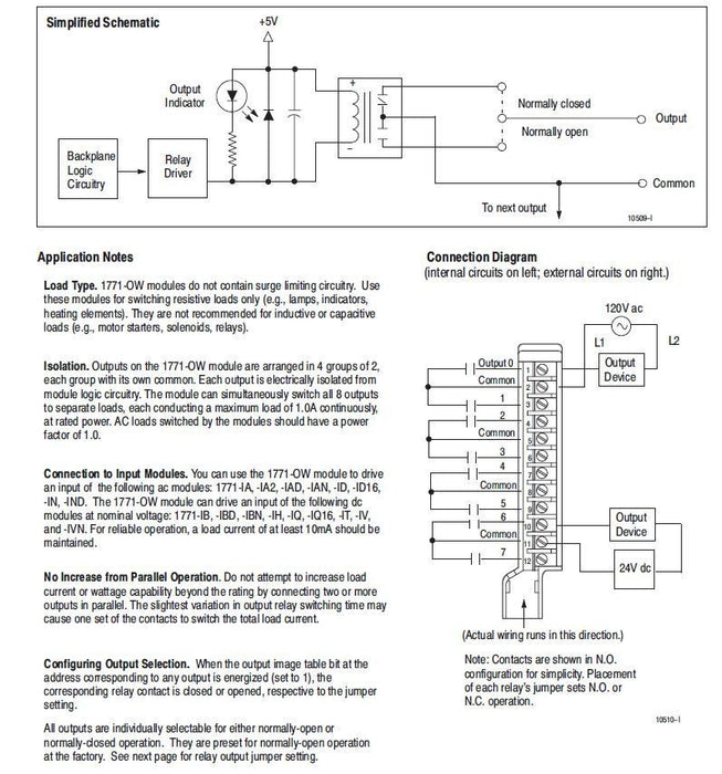 NEW SEALED ALLEN BRADLEY 1771-OW SER A OUTPUT MODULE NEW IN BOX 1771OW