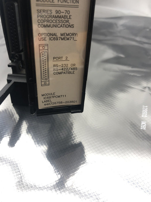 GE FANUC / HONEYWELL CPU IC697PCM711 SERIES 90-70 PROGRAMMABLE COPROCESSOR COMM