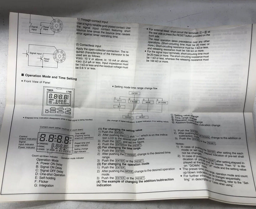 NEW LT48T-24-240V LT48 DIGITAL QUARTZ TIMER NAIS BY AROMAT ATL410798 ATL4107