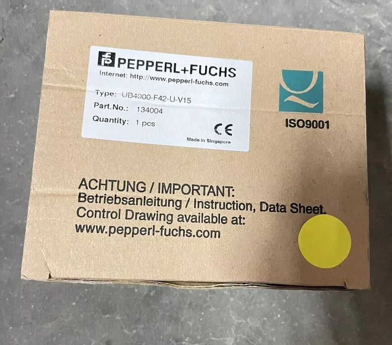 NEW PEPPERL + FUCHS UB4000-F42-U-V15 134004 ULTRASONIC PROX SWITCH UB4000 PEFUNC
