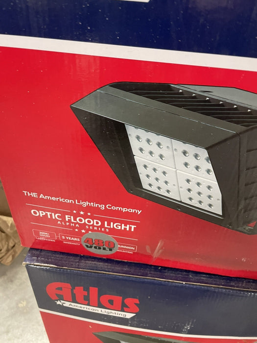MODEL PFL2G NEW 480V ATLAS LED OPTIC FLOOD LIGHT TRUNNION MOUNT