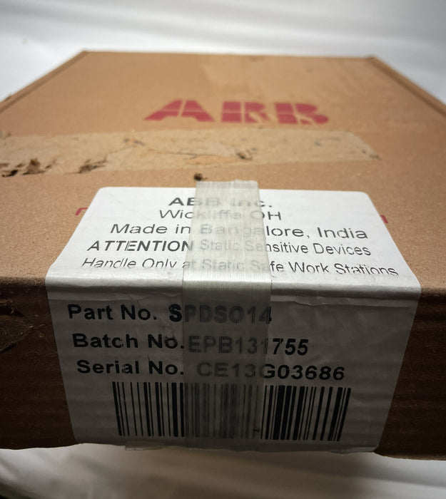 NEW ABB SPDS014 HR 16 CHANNEL DIGITAL OUTPUT MODULE OPEN COLLECTOR