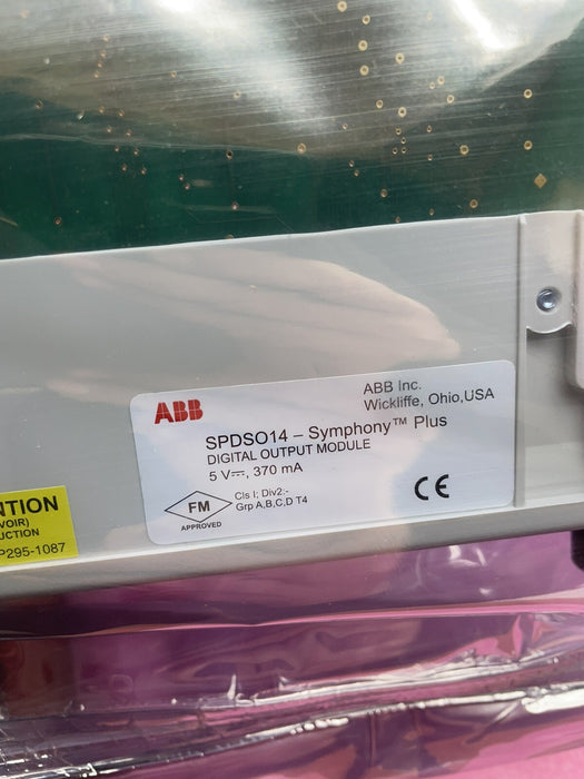 NEW ABB SPDS014 HR 16 CHANNEL DIGITAL OUTPUT MODULE OPEN COLLECTOR
