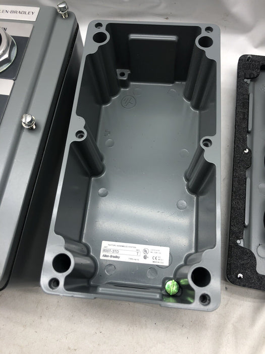 NEW ALLEN BRADLEY SEALED 800T-3TD CONTROL STATION OPEN CLOSE STOP DOOR ETC