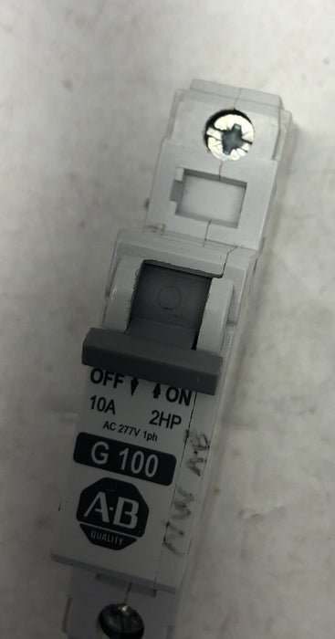 LOT OF 6 1491-CB1 2HP 10 AMP ALLEN BRADLEY MANUAL MOTOR CONTROLLER G 100 G100