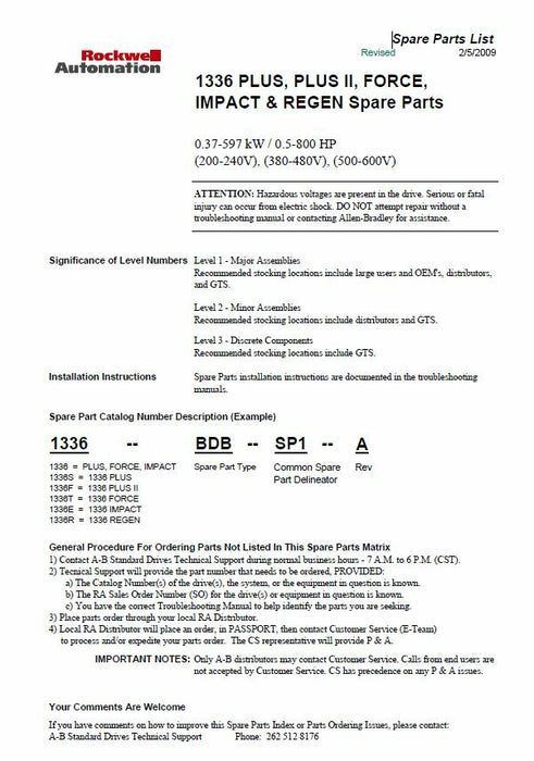 NEW SEALED 2003 ALLEN BRADLEY 1336-TR-SP8A THERMAL SWITCH FOR DIODE BRIDGE 1336