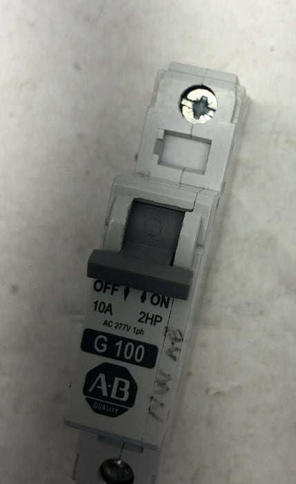 LOT OF 6 1491-CB1 2HP 10 AMP ALLEN BRADLEY MANUAL MOTOR CONTROLLER G 100 G100