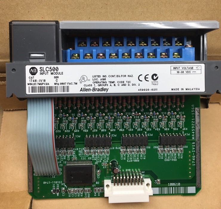 NEW 1746-IV16 /C Allen Bradley SLC 500 DC 16 point Input Module NIB 1746-IV16C