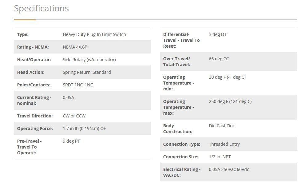 LSH1E  NEW HONEYWELL MICRO SWITCH 1 NO AND 1 NC GOLD CONTACTS SIDE ROTARY LIMIT