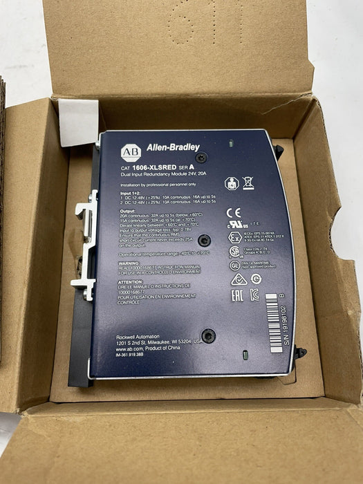 NEW ALLEN BRADLEY 1606-XLSRED REDUNDANCY MODULE
