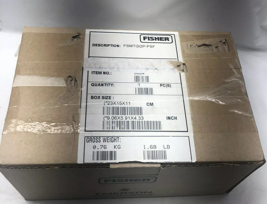 NEW FISHER FSMTGI2P-PSF MOUNTING KIT SEALED IN THE ORIGINAL BOX PACKAGING
