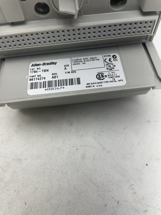 Allen Bradley 1794-TBN /A 1794TBN FLEX I/O
