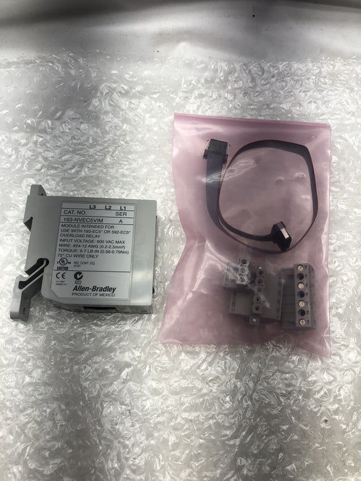 ALLEN BRADLEY NEW 193-NVEC5VIM SER A VOLTAGE INPUT MODULE E3 PLUS