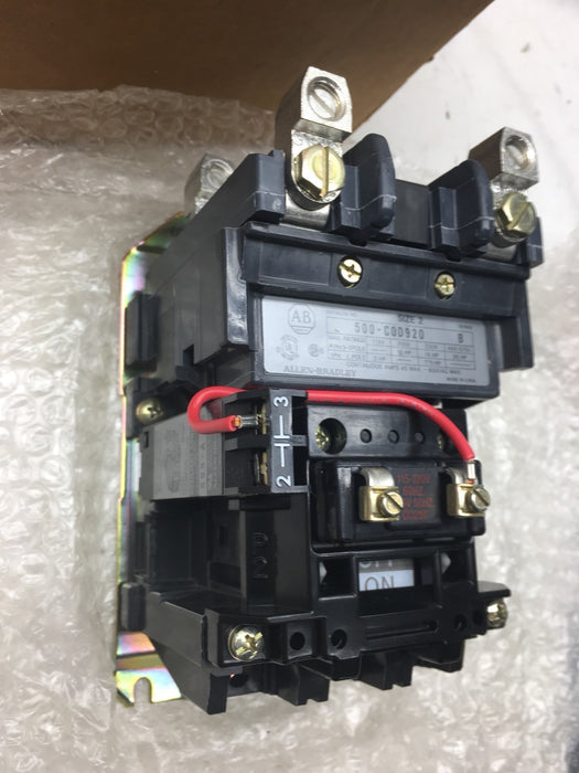 500-C0D920 New Allen Bradley Contactor 500-COD920 QTY