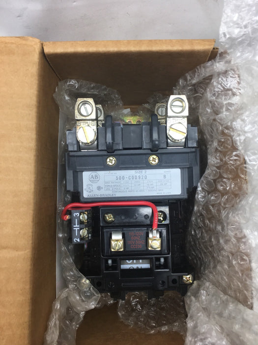 500-C0D920 New Allen Bradley Contactor 500-COD920 QTY