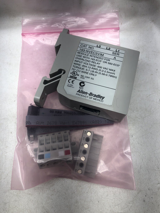 ALLEN BRADLEY NEW 193-NVEC5VIM SER A VOLTAGE INPUT MODULE E3 PLUS