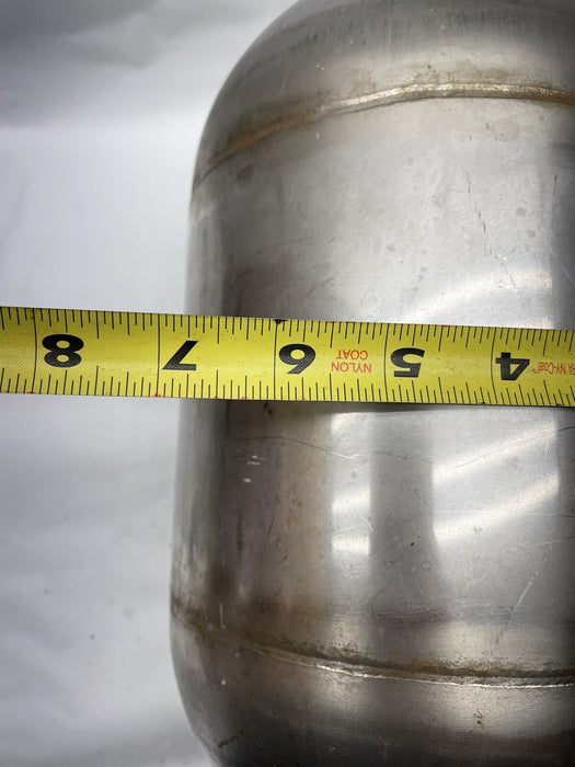 NEW STAINLESS STEEL FLOAT OVAL SHAPED 12"X 7" WITH 1/2" ROD HOLE