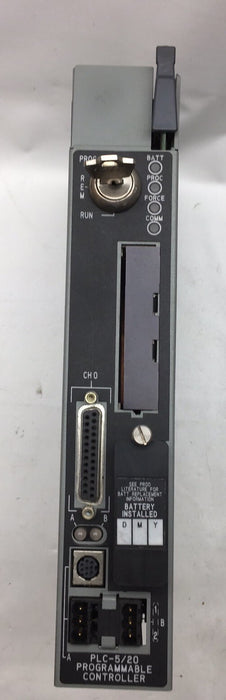 ALLEN BRADLEY 1785-L20B/E REV E01 PLC 5/20 PROCESSOR MODULE PLC-5