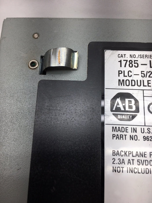 ALLEN BRADLEY 1785-L20B/E REV E01 PLC 5/20 PROCESSOR MODULE PLC-5