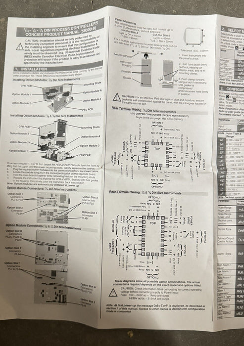 P6101 WEST 6101 2210002 CONTROLLER RTD INPUT RELAY OUTPUT NIB P6101Z2210002 PID