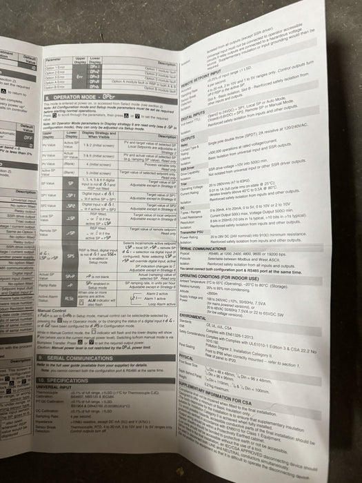P6101 WEST 6101 2210002 CONTROLLER RTD INPUT RELAY OUTPUT NIB P6101Z2210002 PID