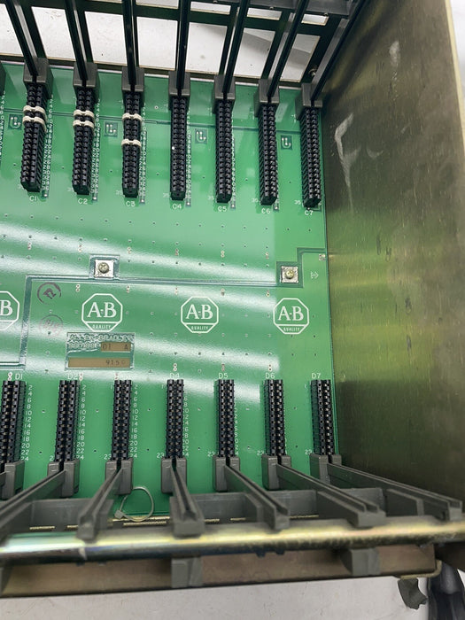 LOT OF 3 USED 1771-A2B 8 SLOT I/O RACK PLC-5