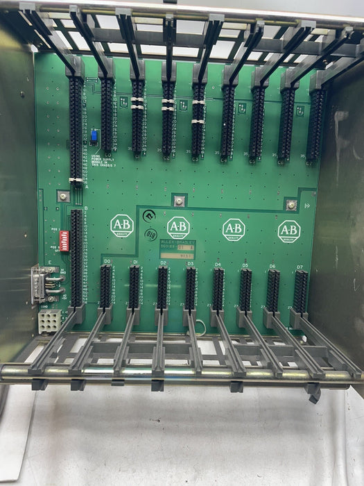 LOT OF 3 USED 1771-A2B 8 SLOT I/O RACK PLC-5