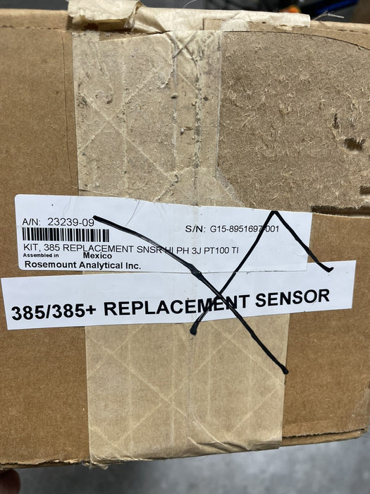 NEW ROSEMOUNT ANALYTICAL PH/ORP SENSOR 23239-09 KIT 385 385+ REPLACEMENT SENSOR