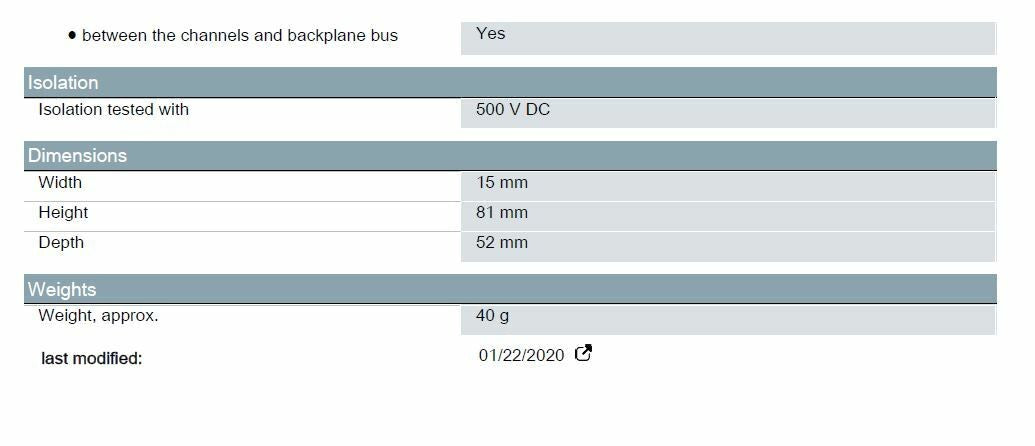 NEW SEALED 2015 6ES7132-4BD02-0AA0 SIEMENS SIMATIC ET 200S DIGITAL INPUT MODULE