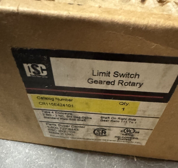 GENERAL ELECTRIC CR115E424101 / CR115E424101 CRANE HOIST LIMIT SWITCH 111 TO 1