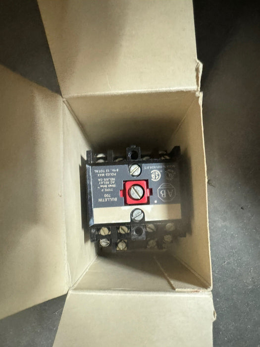 700-P400A1 SER A NEW ALLEN-BRADLEY BULLETIN 700 TYPE P 120 VAC RELAY 4 N.O